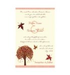 Fall wedding color invitation