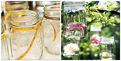 mason jar wedding decor