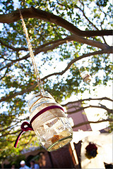 mason jar tree decoration