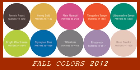 fall wedding color trend 2012