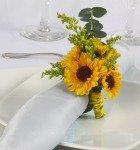 sunflower napkin holders